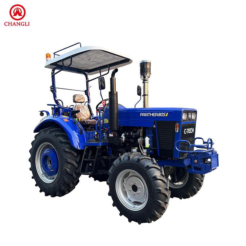 80HP 4WD Farm Tractor with Sunshade