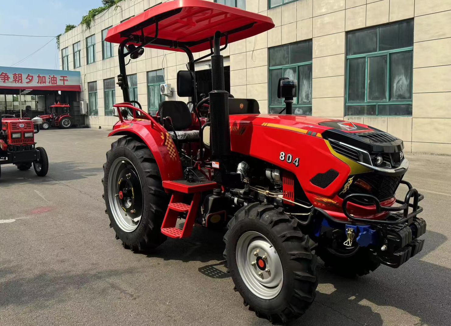 80HP 4WD Farm Tractor with Sunshade
